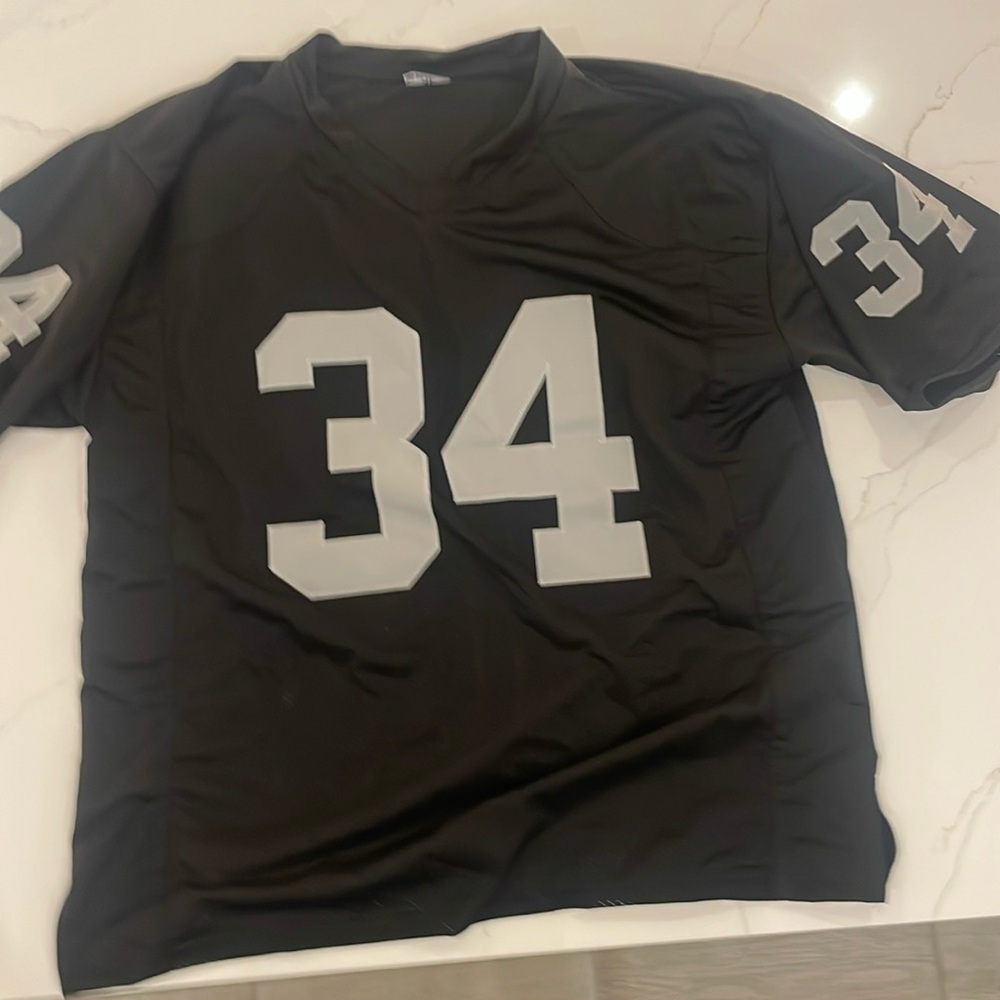 Bo Jackson Raiders jersey signed reprint